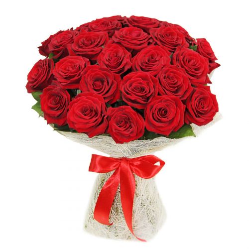 Букет 25 красных роз - купить с доставкой по Калтану